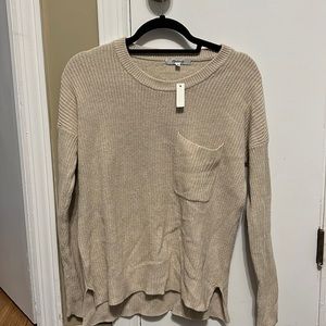 Madewell beige sweater NWT